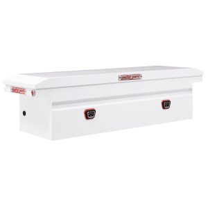 Model 120-3-04 Saddle Box, Steel, Full Low Profile, White, 11.0 cu ft