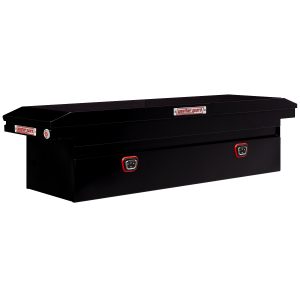 Model 126-5-04 Saddle Box, Steel, Full Standard, Gloss Black, 11.0 cu ft