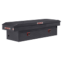 Model 127-6-04 Saddle Box, Aluminum, Full Standard, Gunmetal Gray, 11.0 cu ft