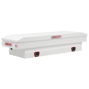 Model 156-3-04 Saddle Box, Steel, Mid-Size, White, 7.0 cu ft