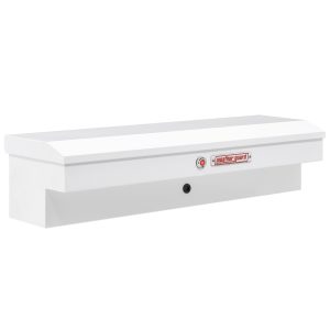 Model 175-3-04 56in Lo-Side Box, Steel, White, 4.0 cu ft