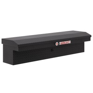 Model 178-52-04 56in Low Profile Lo-Side Box, Aluminum, Textured Matte Black, 4.0 cu ft