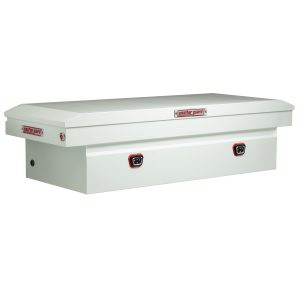 Model 116-3-04 Saddle Box, Steel, Full Extra Wide, White, 15.5 cu ft