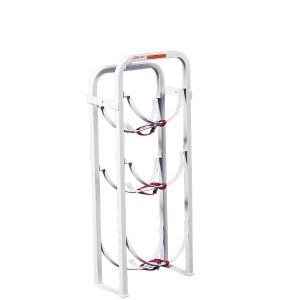 Model 9863-3-01 Refrigerant Tank Rack, 2 x 30lbs, 1 x 50lbs, 40in x 8in x 8in